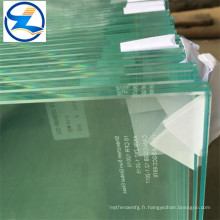 Verre de sécurité 10 mm 12 mm Fence en verre laminé de sécurité